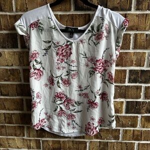 BCX Gray Flutter Sleeve Relaxed T-Shirt